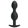 Pretty Love Double Heavy Balls Silicone Butt Plug 12.5 x 3.3 cm